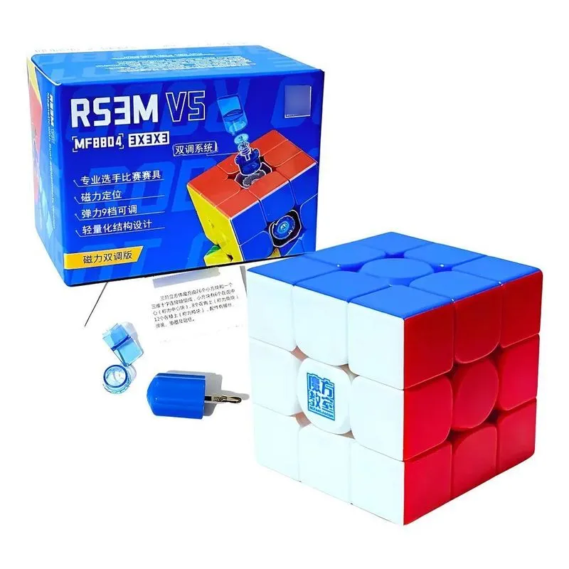 Cubo Mágico 3x3x3 Rs3m V5 Magnético Profissional Estrutura C