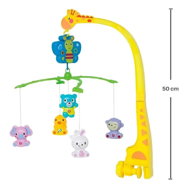 Buba Mobile Musical Girafa Com Animais 5849