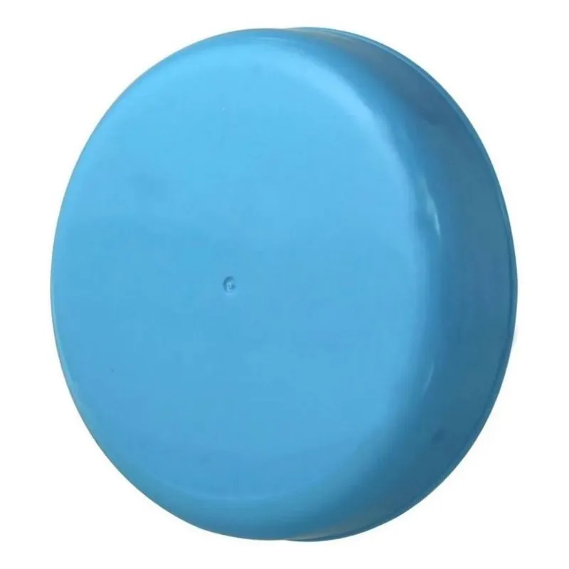 10 Tampas Plásticas Vidro Pote Palmito 3 Litr Azul Bebê