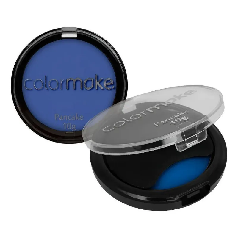 Pancake Colormake Maquiagem Artistica Facial Profissio Azul