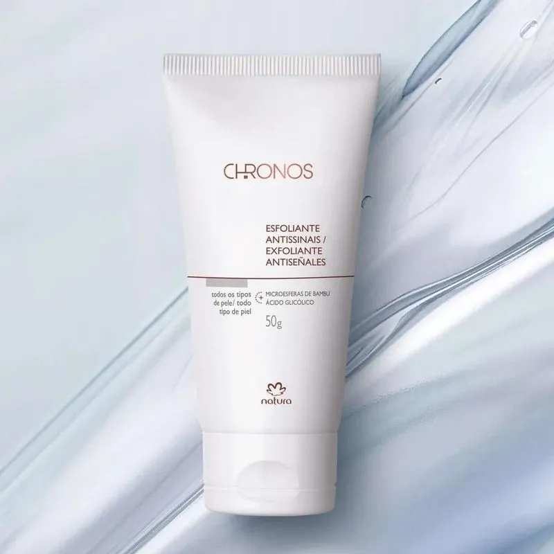 3x Creme Esfoliante Antisinais Natura Chronos Dia Noite Para