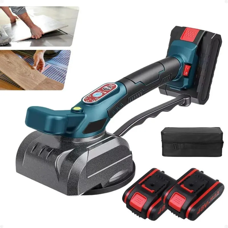 5x Maquina Assentar Piso Porcelanato Vibratória Ventosa 48v