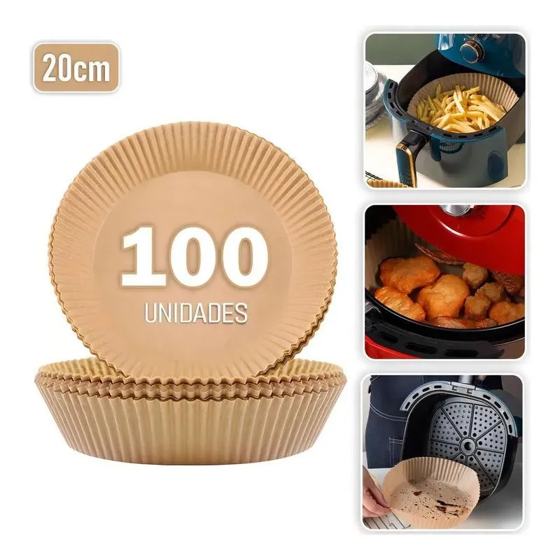 2x Cesta Para Fritar Top Chef Forma Air Fryer Forro