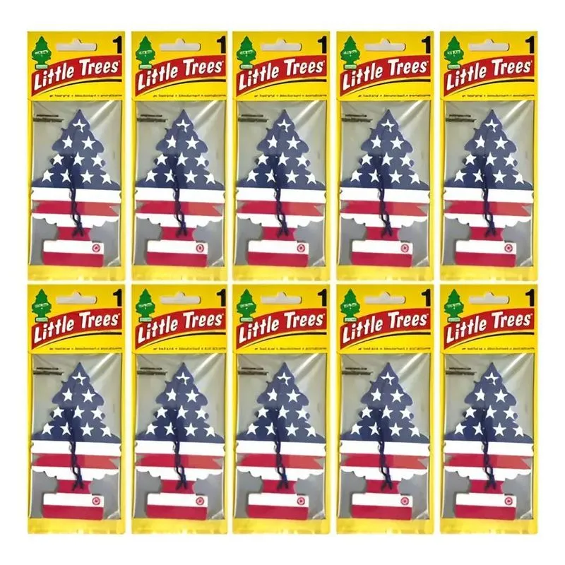 10 Cheirinho Little Trees - Bandeira Americana Vanilla Pride