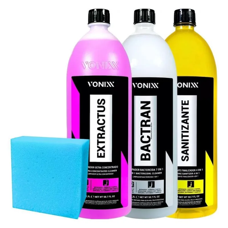 Produto Para Limpar Estofados Sanitizante Bactran Extractus