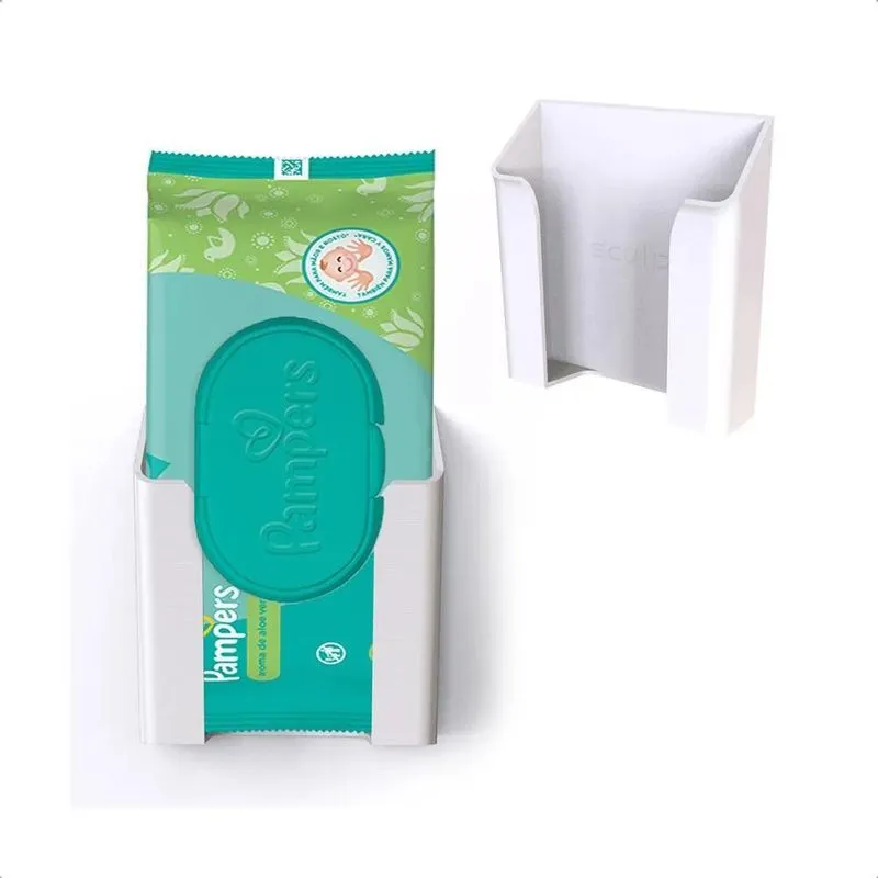 Dispenser Porta Lenço Toalha Umedecido Parede Universal Lup