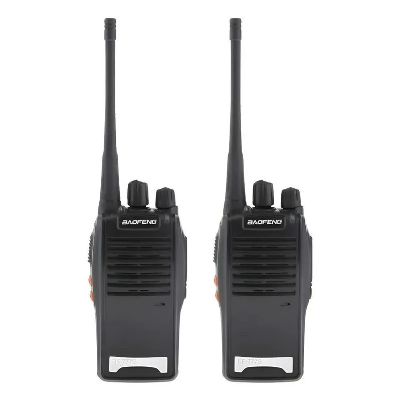 Kit 2 Radinho De Comunicação Baofeng 777s Transmissor 12km P