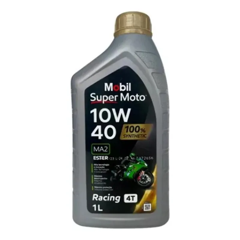 Óleo 10W40 Mobil Super Moto 4T 100% Sintético