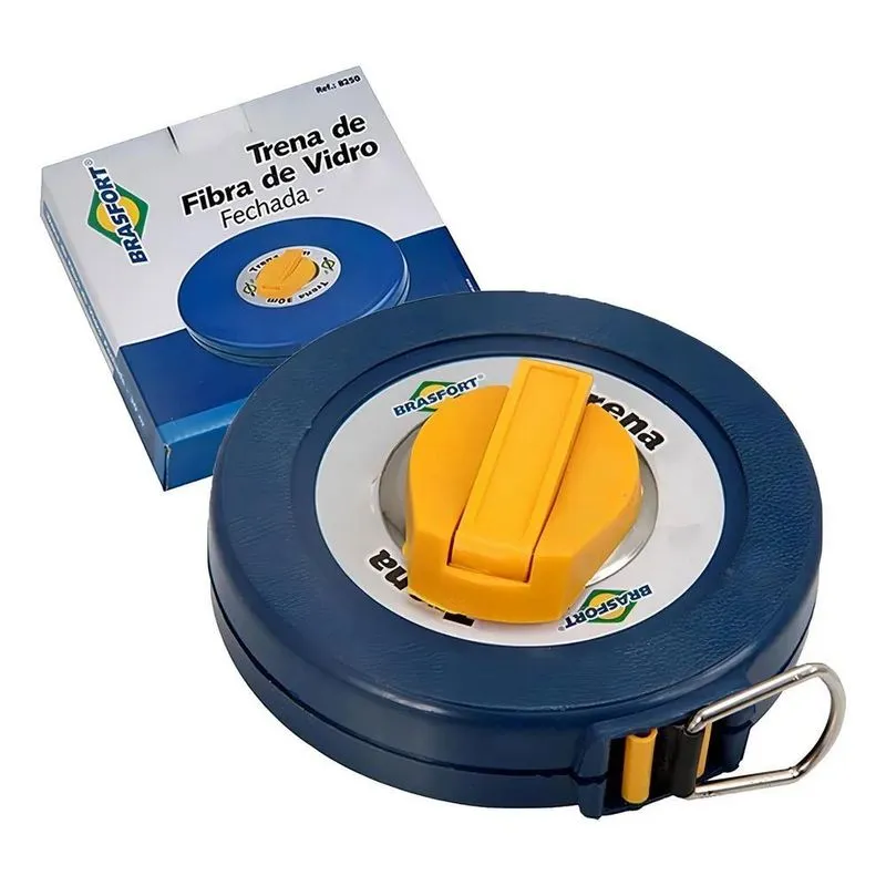 3x Trena De Fibra De Vidro Fechada 30 Metros Brasfort