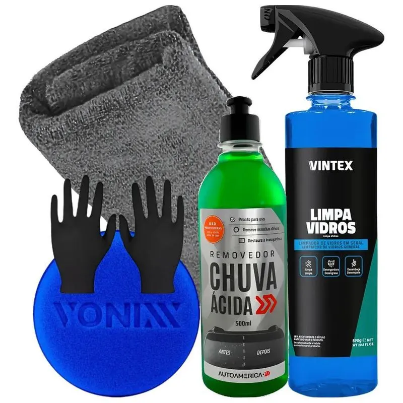 Removedor Chuva Acida Restaurador De Vidro Autoamerica