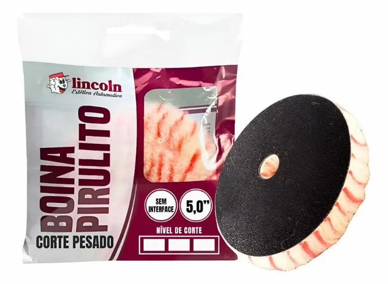 Boina De La Sv Corte Pesado Vermelha Pirulito 5 Pol Lincoln