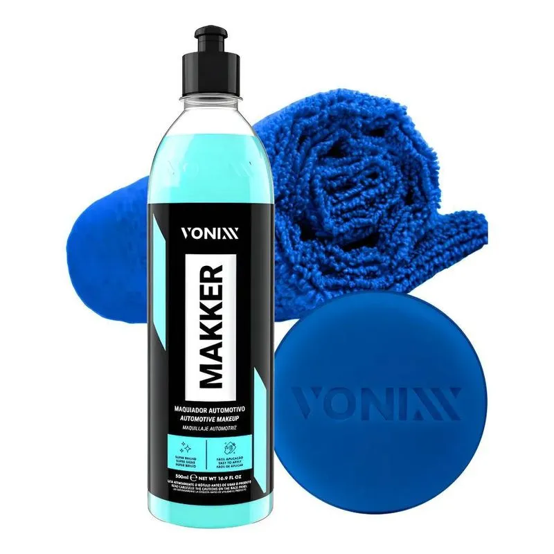 Makker Maquiador Automotivo Vonixx Aplicador Pano Microfibra