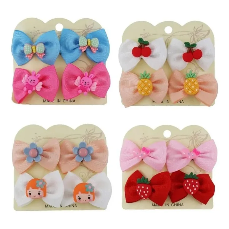 Kit 16 Laços De Cabelo Infantil Bico De Pato