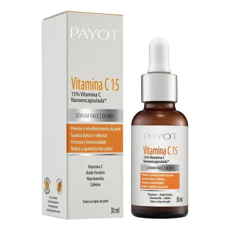 Sérum Facial Vitamina C15 Payot Momento De Aplicação Dia/noi