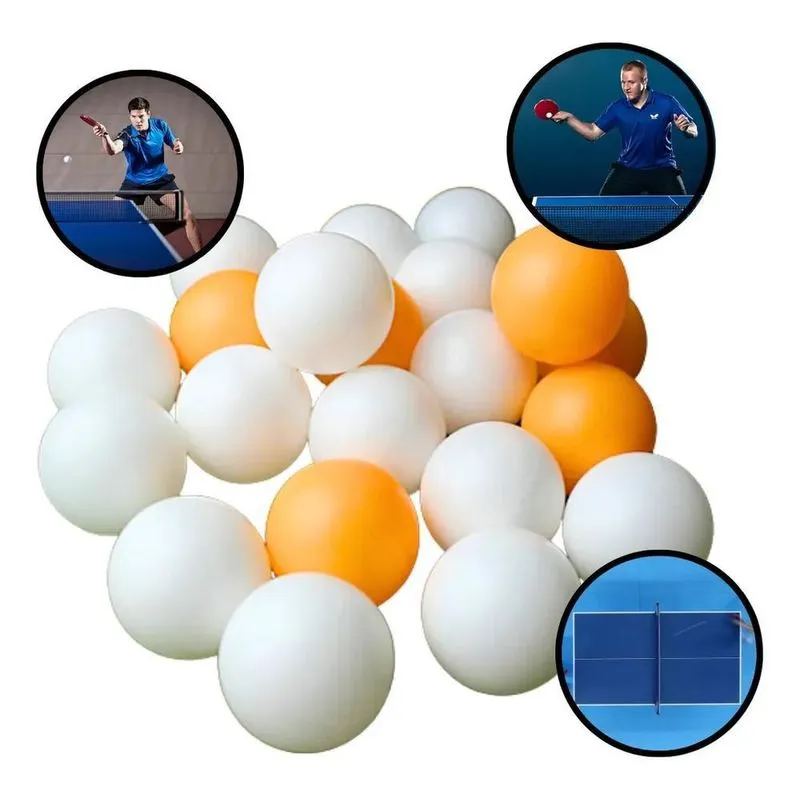 3x Kit 36 Bolinhas Para Jogar Tênis Mesa Bolinhas De Ping Po