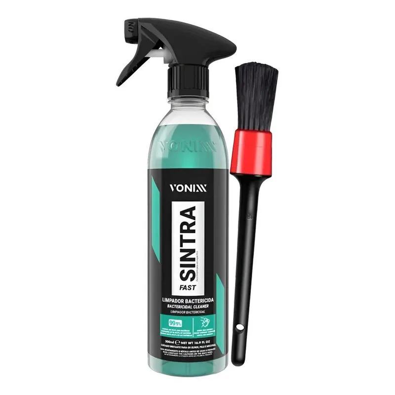Sintra Fast Limpador Bactericida + Pincel De Limpeza Vonixx