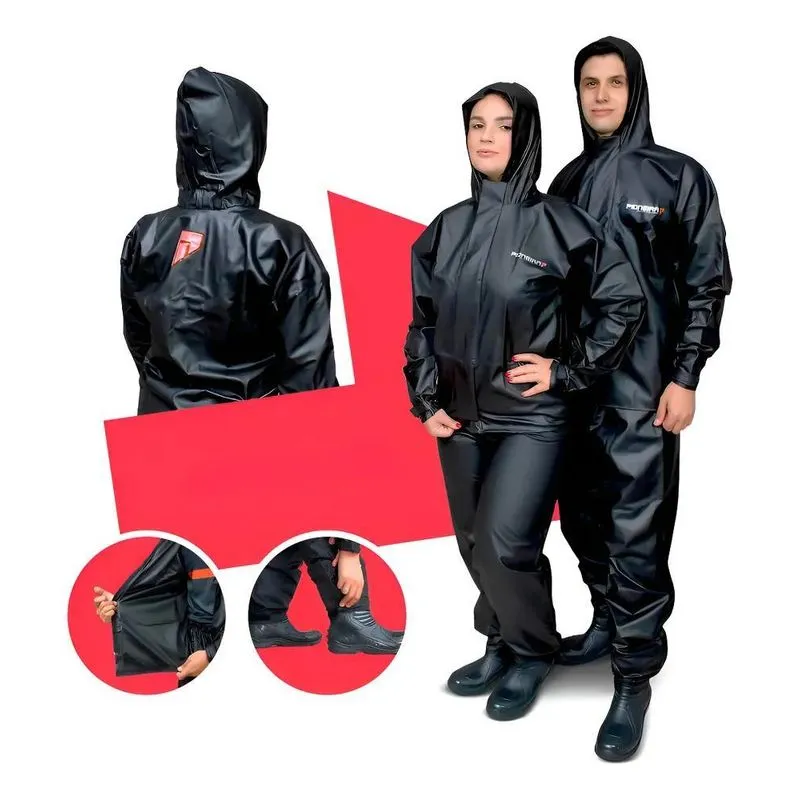 Capa Chuva Combate Impe Preto Xg: Masculino Tórax 124 - 128