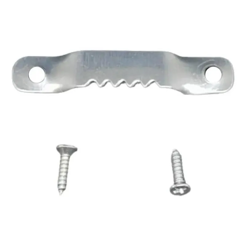 5x Gancho Pendurador Jacare Quadro + Parafusos Kit 10 Und