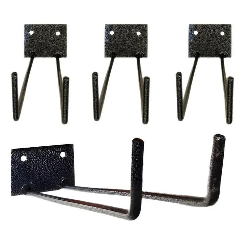 2x 4 Suportes Ferramentas Reforçado Pás - Enxada - Rastelo 3