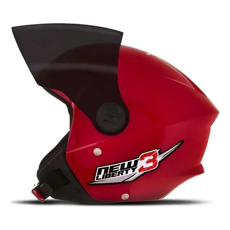 Capacete Moto Aberto Pro Tork New Liberty Three Preto Fosco