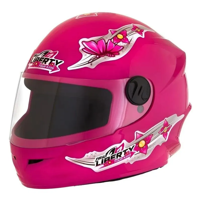 Capacete Moto Infantil Protork Liberty4 Kids Girls 54 Men Ro