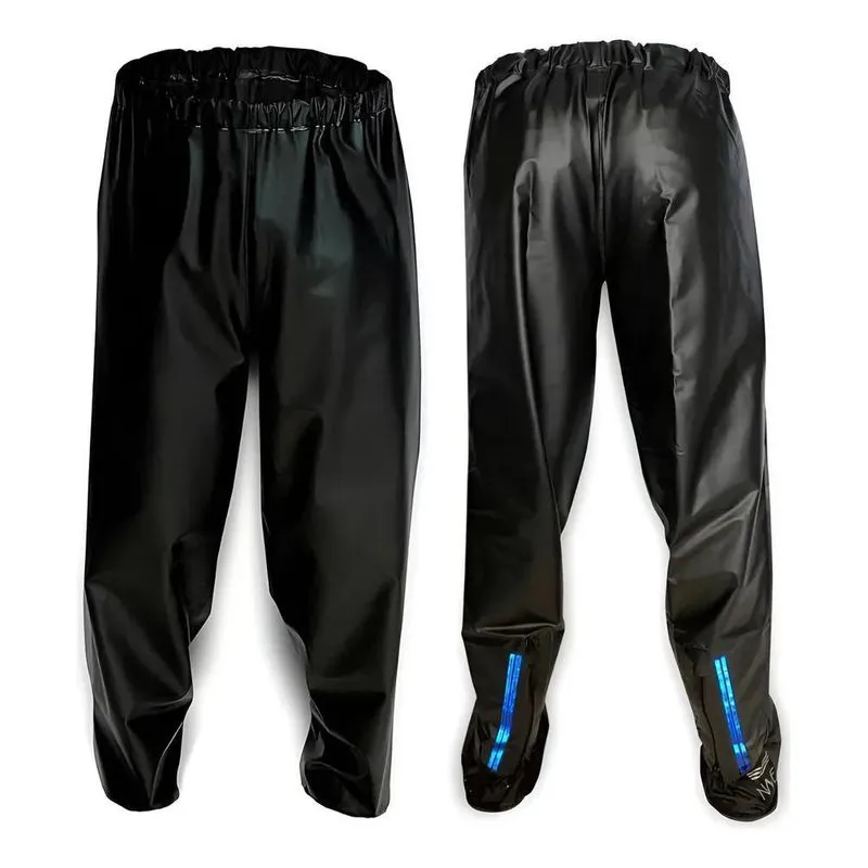 Capa De Chuva Motoqueiro Calça Avulsa Mas Preto-Vermelho M