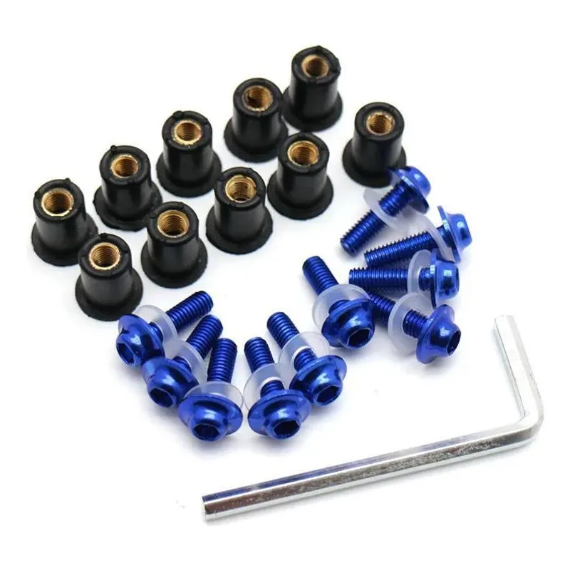 Parafuso Bolha Para Gsx-r Srad Diversas Cor Prateado/cromado