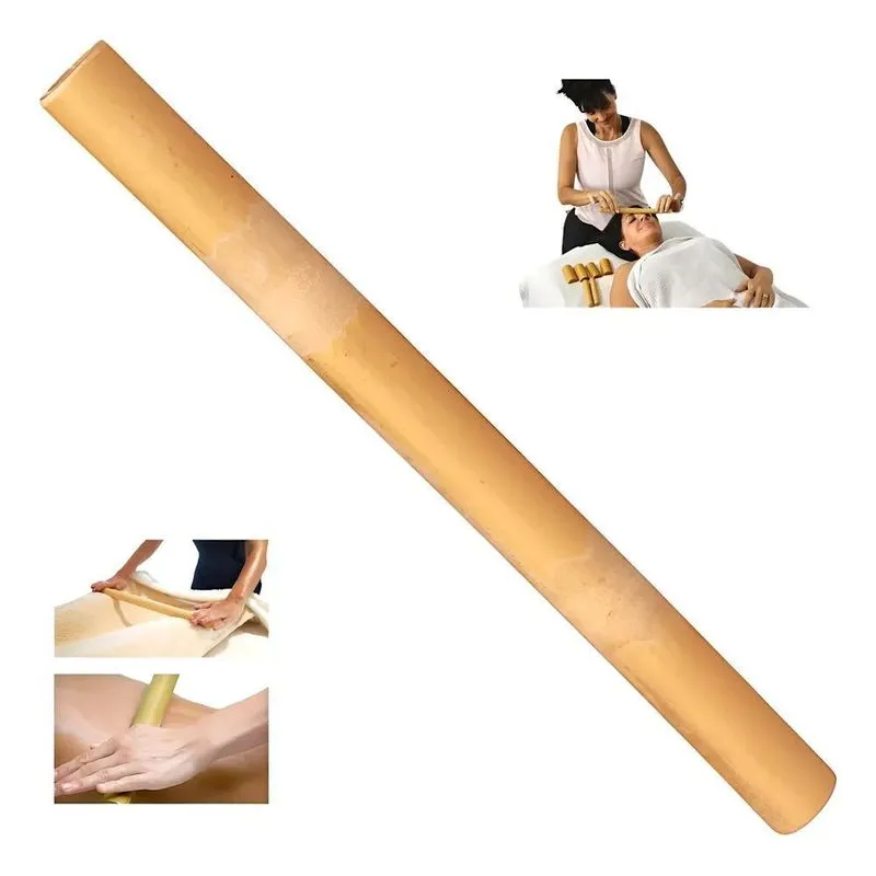 3x Bambu Para Massoterapia Ajuda No Alivio Das Dores Bem Est