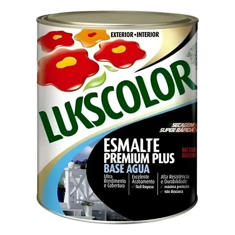 Tinta Esmalte Sintético Base Água 900ml Lu Perola Acetinado
