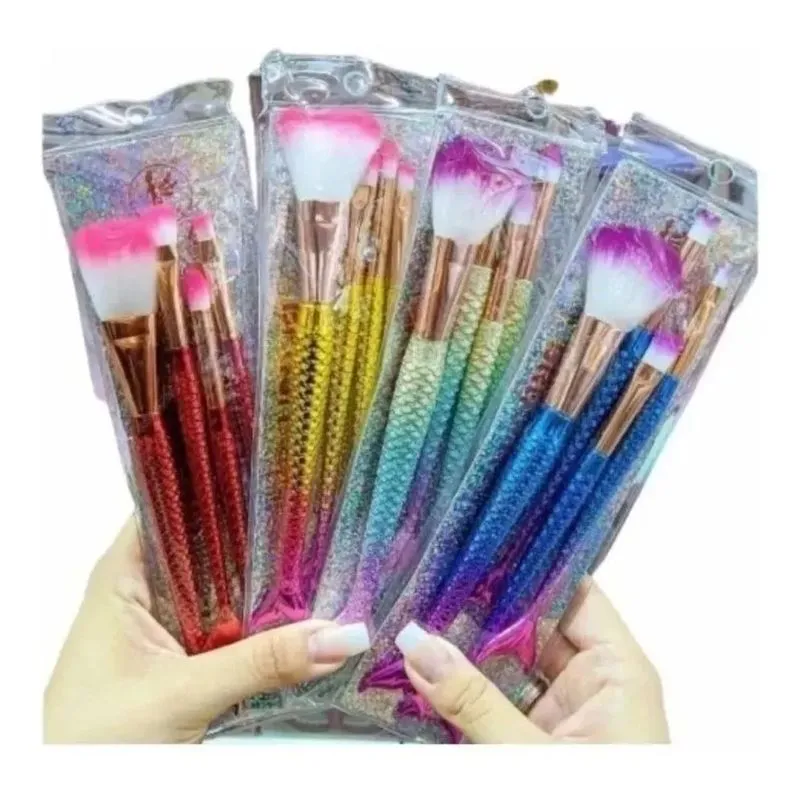 5x Kit 12 Pacotes De Pincel Sereia Para Revenda