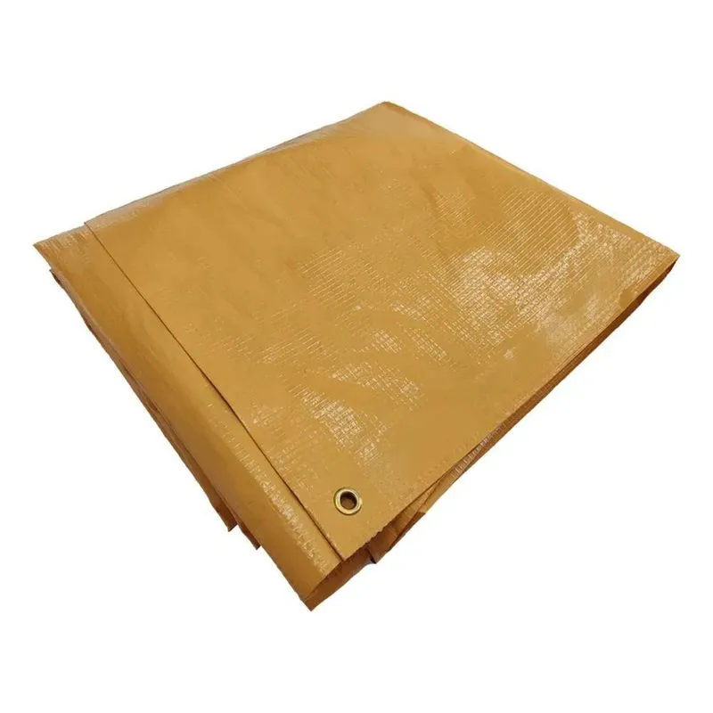 Lona Antichamas Pvc 400 Cargolight Laranja/preto 2x2 M