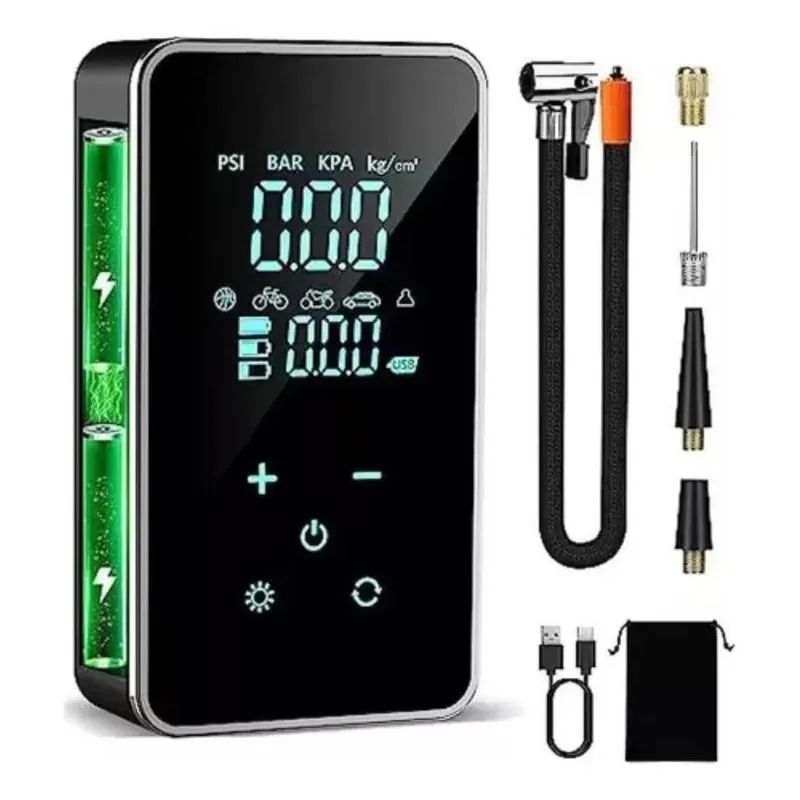 Calibrador Compressor Pneu Digital Bomba Ar Carro Moto
