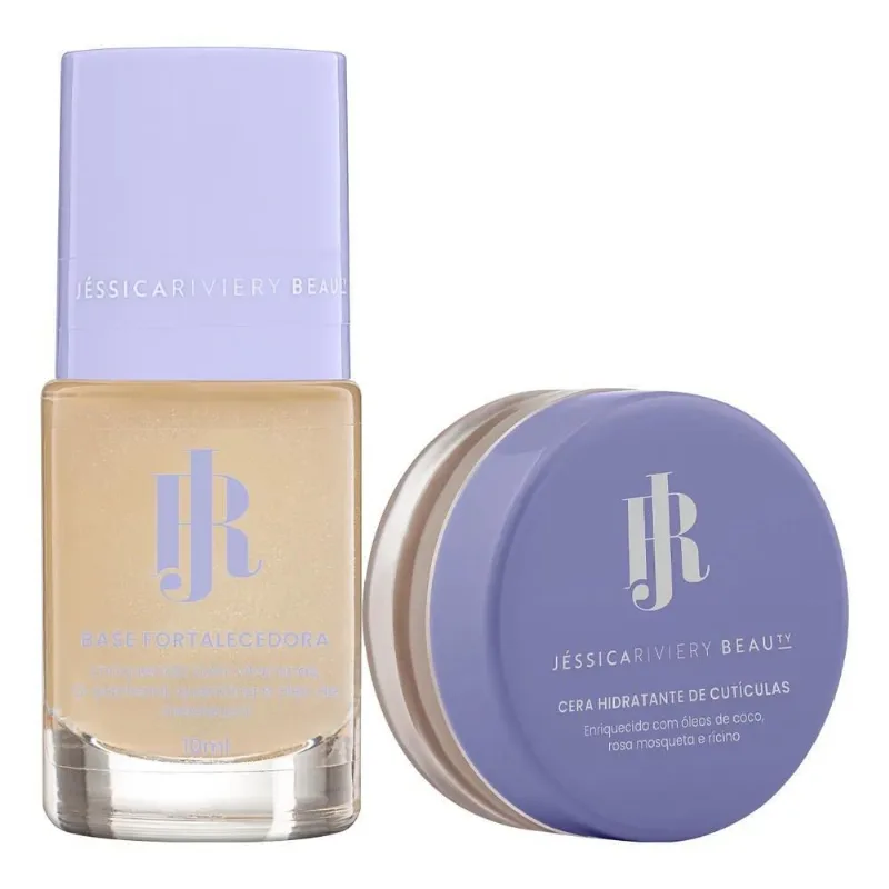 3x Kit Base Fortalecedora + Cerinha Jessica Riviery Beauty