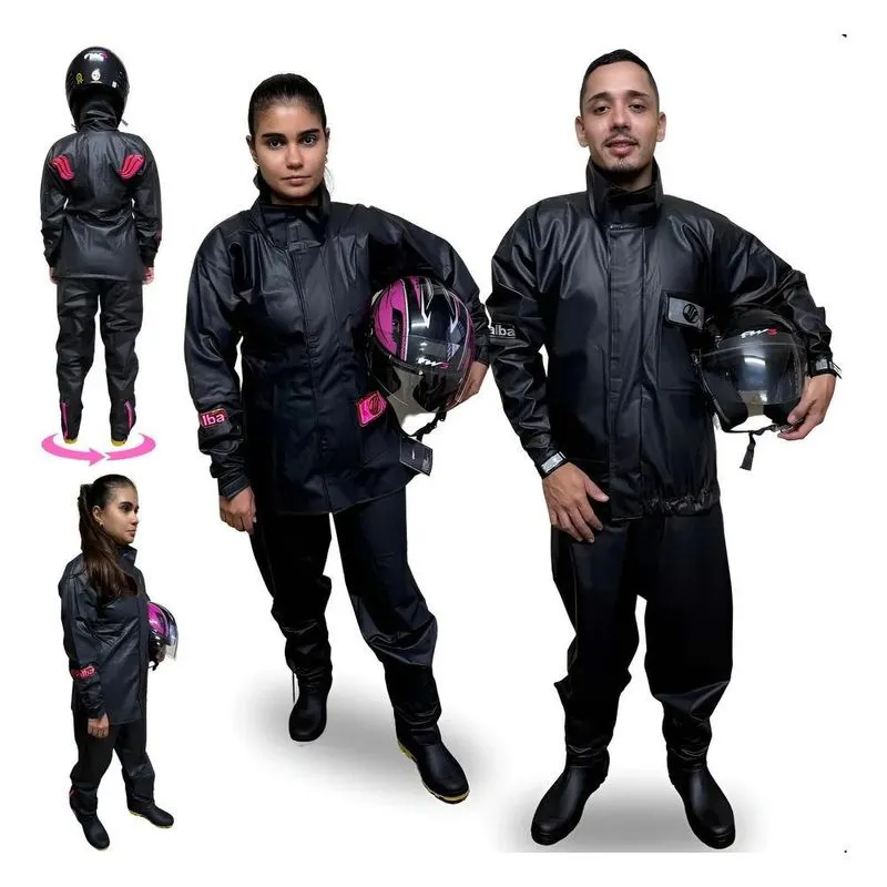 Capa De Chuva Motoqueiro Europa Alba Im Feminina P