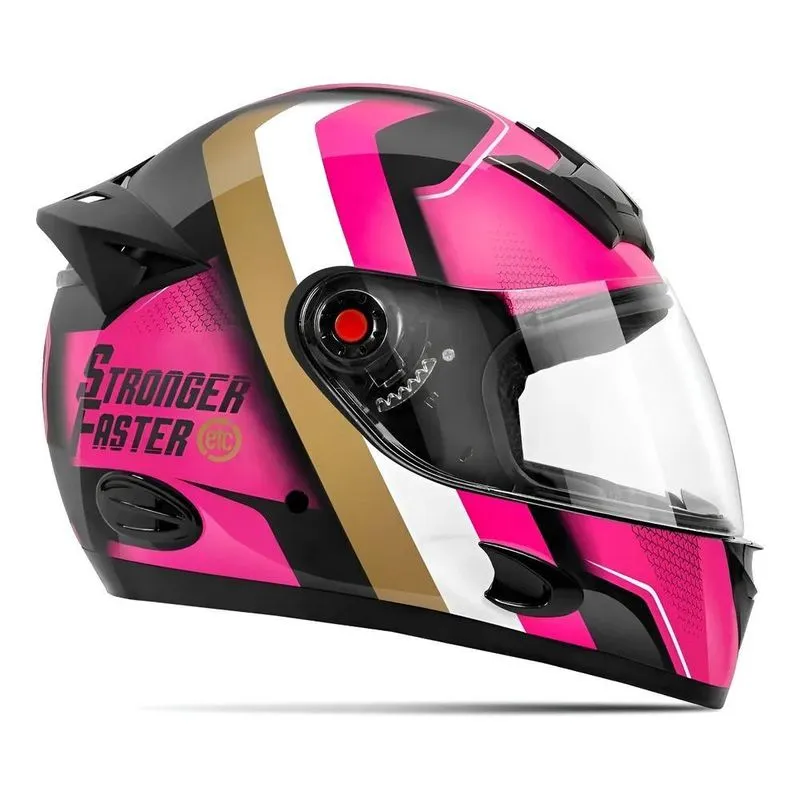 Capacete De Moto Fechado Etceter Stronger Cinza 58