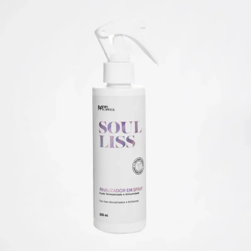 Finalizador Soul Liss Termoativo Spray Liso Mio Capelli