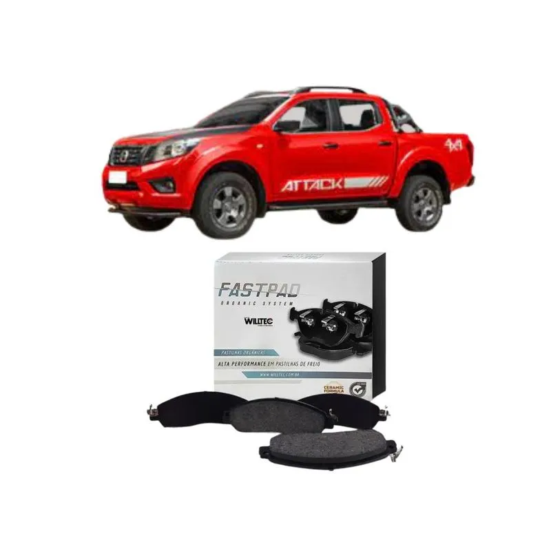 Pastilhas Dianteira Ceramica Nissan Frontier 4x4 2.3 2021