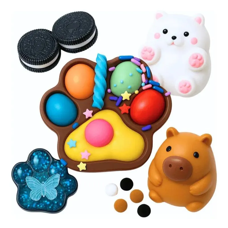 Squishy Alívio Estresse Apertar Anti-stress Kawaii Tiktoke