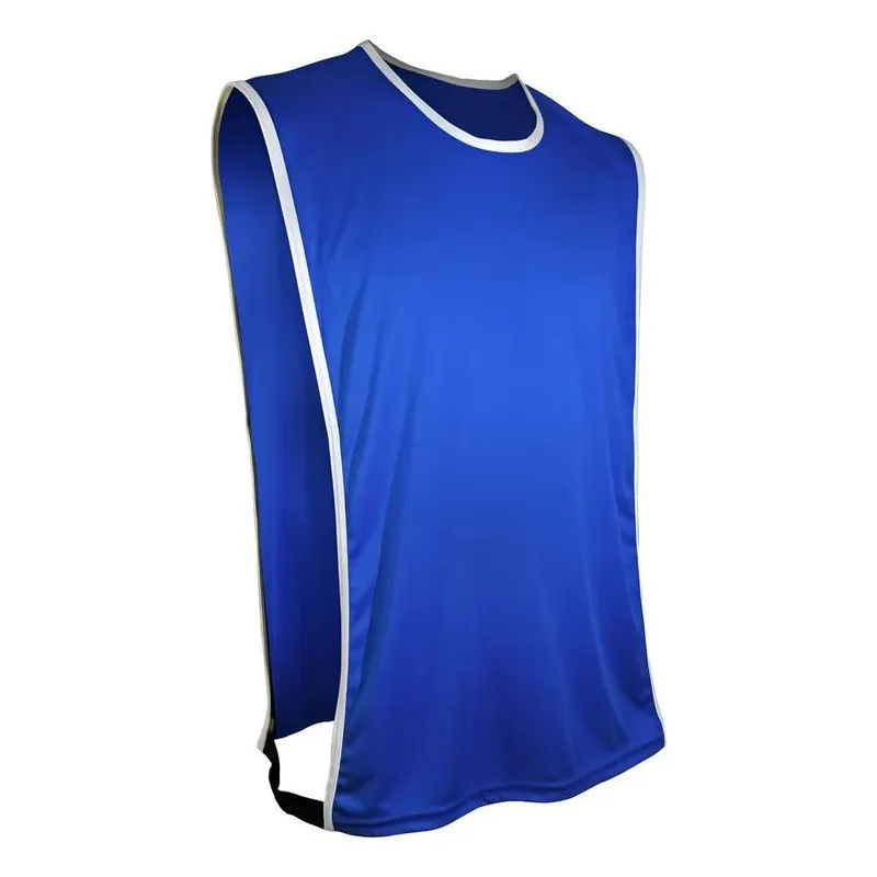 Kit 10 Pçs Colete Pp Infantil Futebol Tecido Helanqui Royal