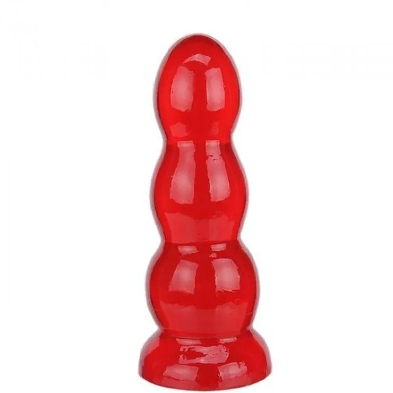 Plug Para Penetração Anal Vermelho Feito 16x4,5cm - Sexshop