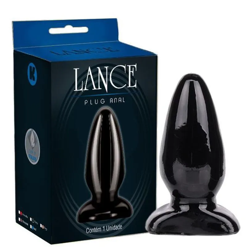 Plug Anal Torpedo Macio Preto - Sex Shop