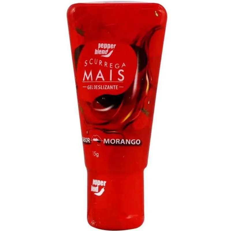 Gel Comestível Scurrega Mais - Morango 15g - Sex Shop
