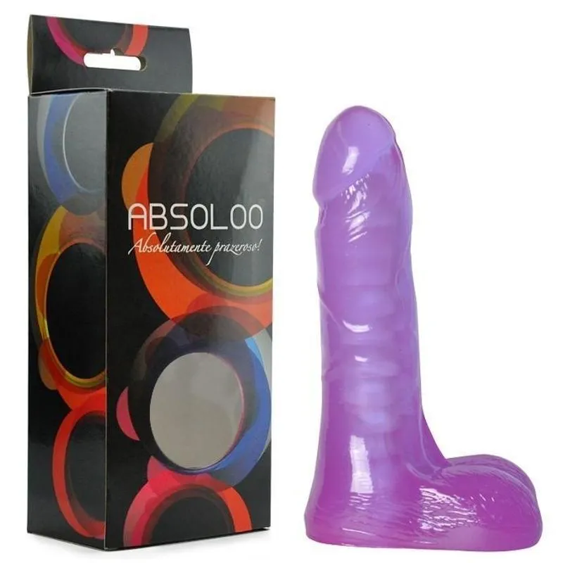 Pênis Realístico 18cm Escroto Vértebras - Absoloo - Sex Shop