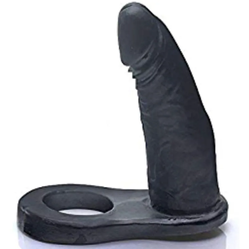 Anel Peniano Companheiro Dupla Penetração Preto Sexshop