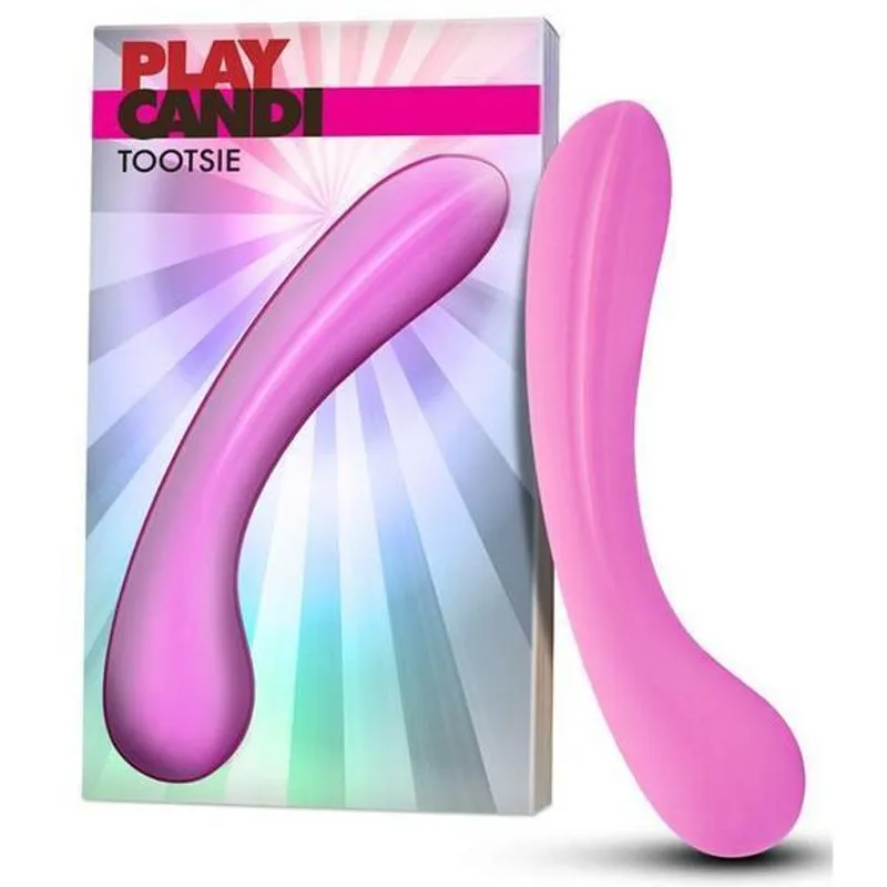 Plug Com Relevo E Design Ergonômico Rosa Play Candi Sex Shop
