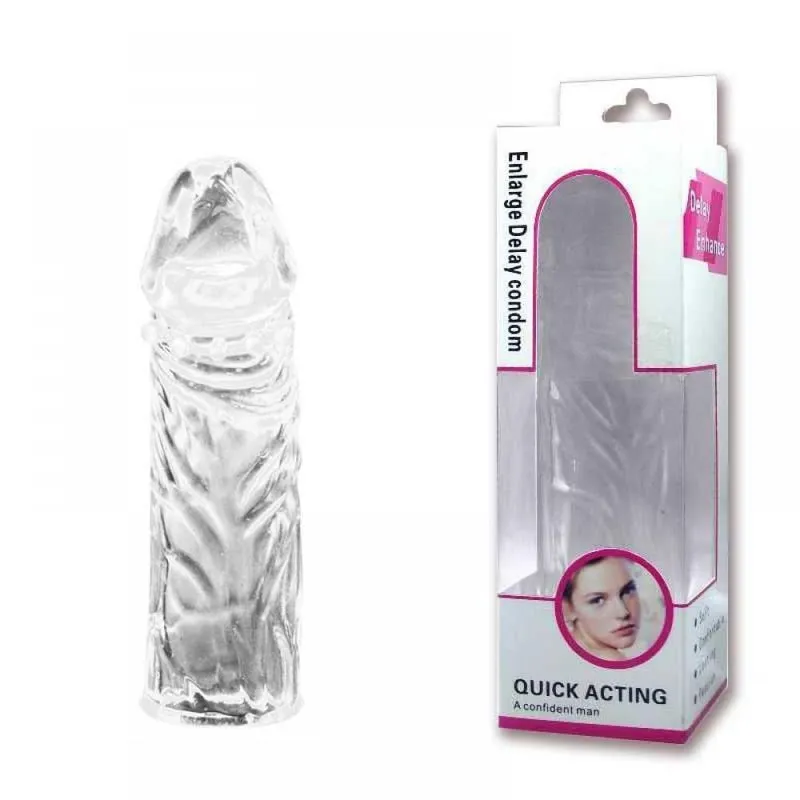 Capa Peniana Transparente Veias Salientes E Glande - Sexshop