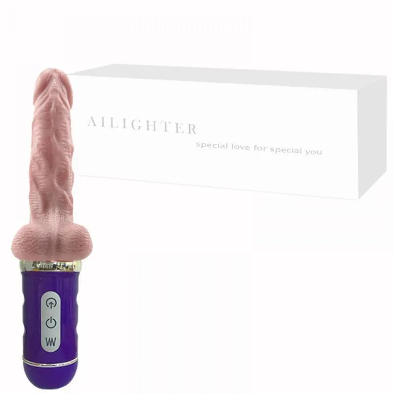 Pênis Realístico Recarregável Vai E Vem - Ailighter Sex Shop