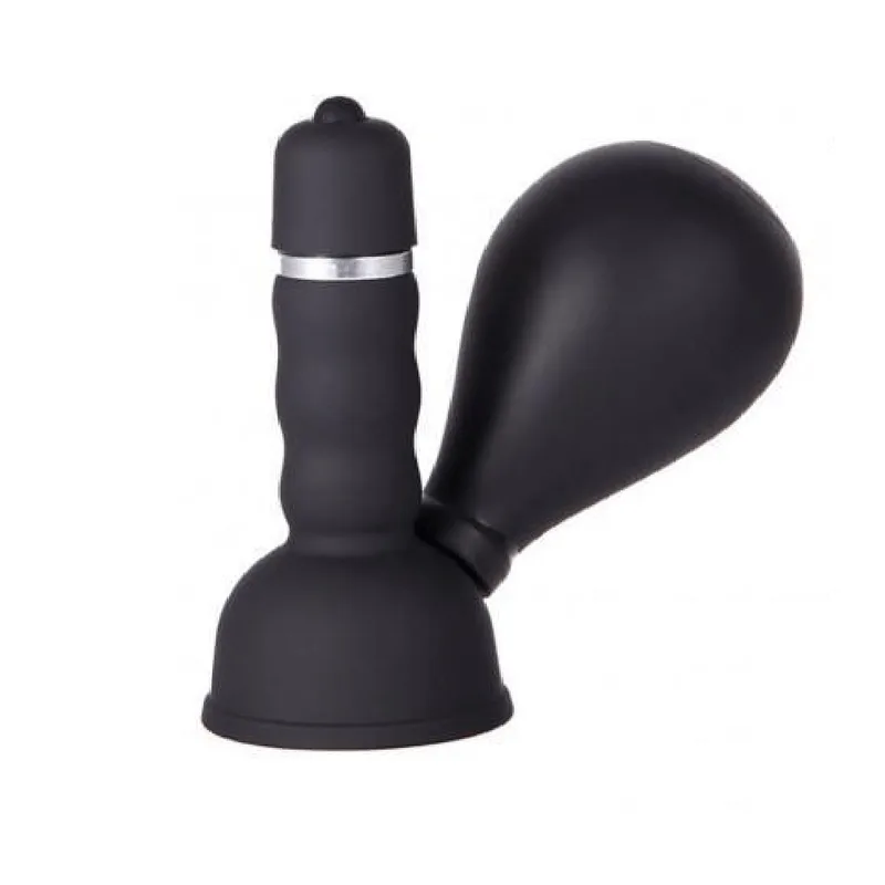 Vibrador Sugador E Estimulador De Mamilo Preto