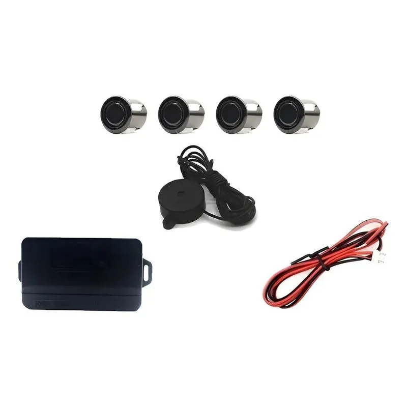 Buzzer Sirene Mais Sensor Estacionamento Unive Preto Brilhan