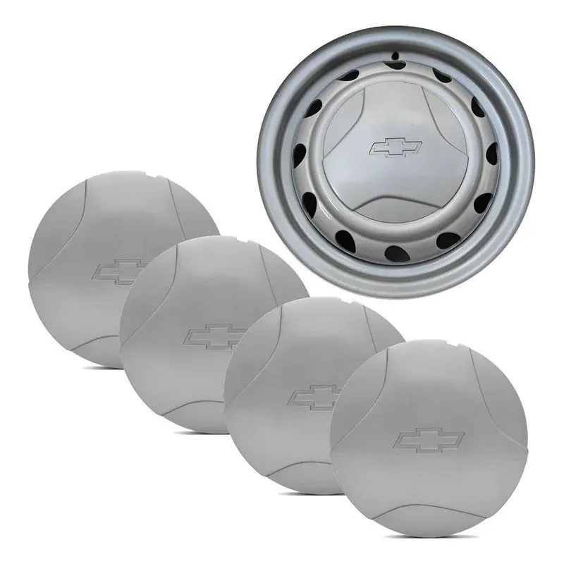 Jogo Calota Central Tampa Centro De Roda Corsa Celta Ar Cinza